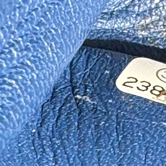 CHANEL Blue Quilted Top Handle Flap Bag GHW - Picture 15 of 16